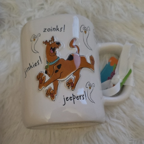 Other - NWT Rae Dunn Scooby-Doo Themed White Mug